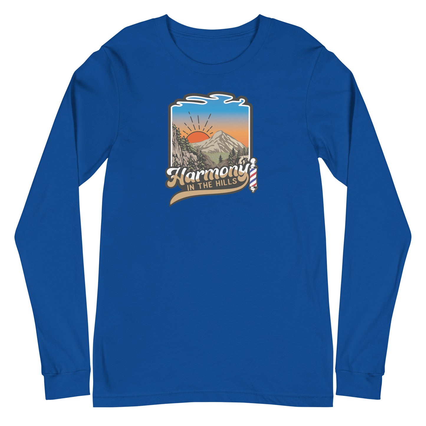 Harmony in the Hills - Printed Unisex Long Sleeve Tee