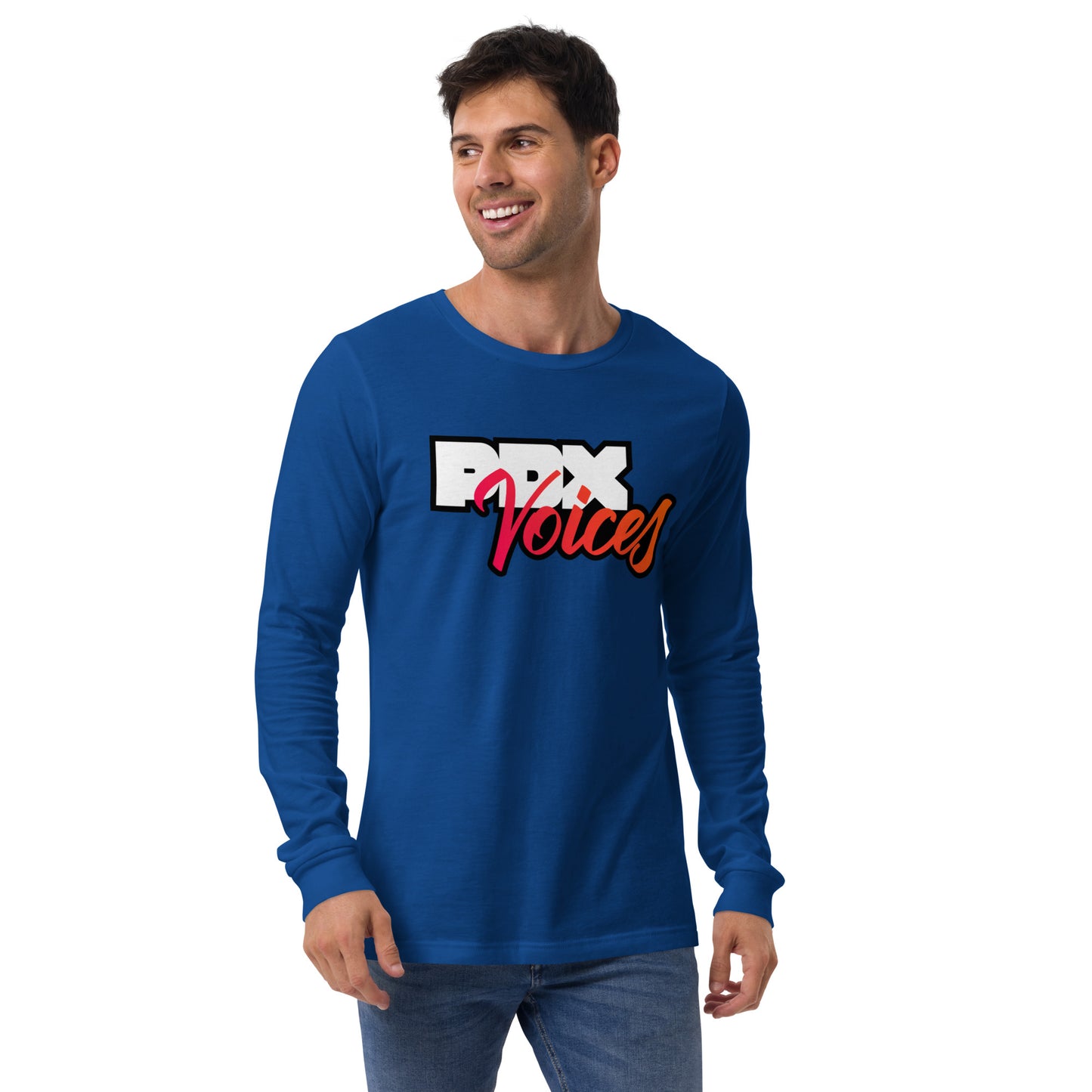 PDX Voices - Printed Unisex Long Sleeve Tee