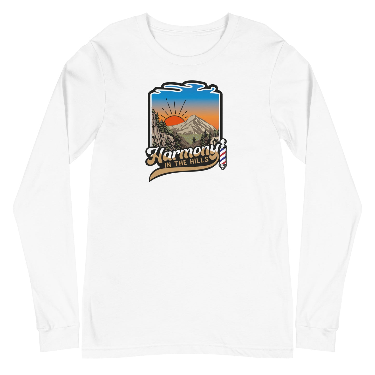 Harmony in the Hills - Printed Unisex Long Sleeve Tee