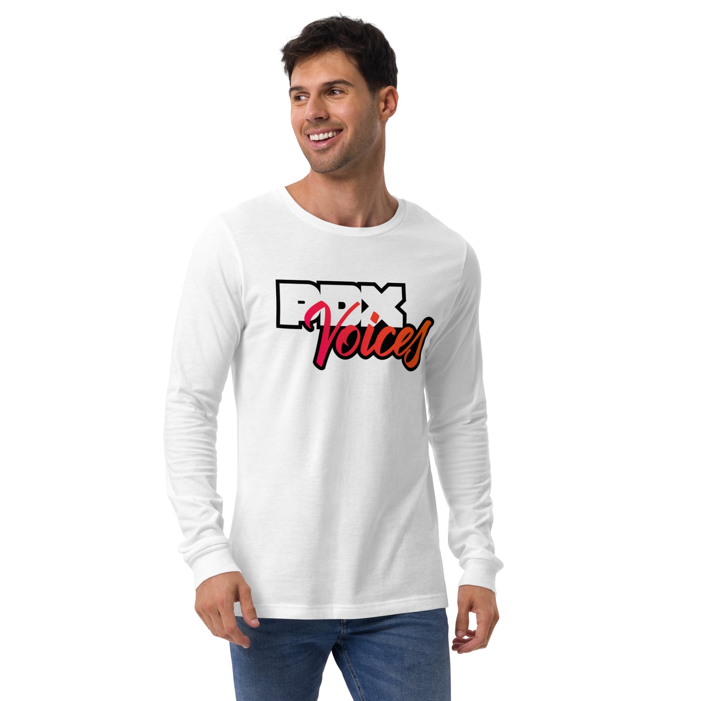 PDX Voices - Printed Unisex Long Sleeve Tee