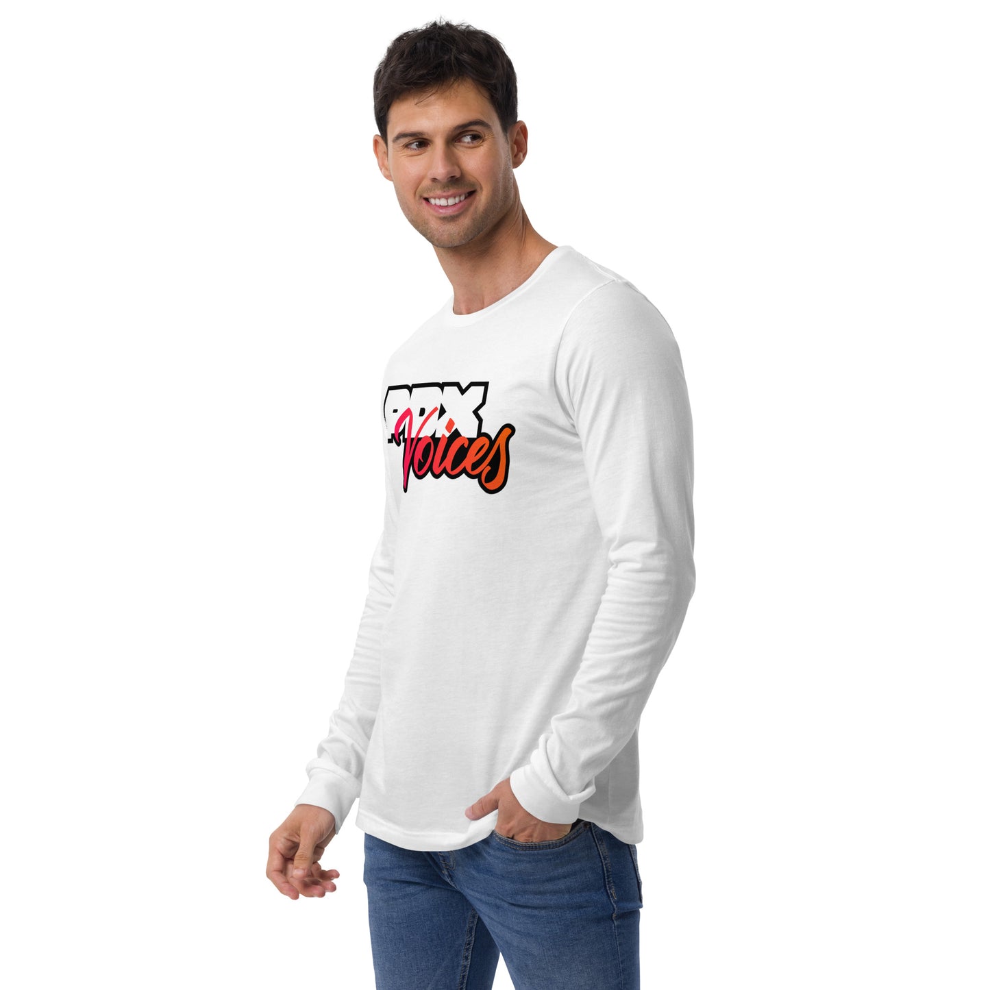 PDX Voices - Printed Unisex Long Sleeve Tee