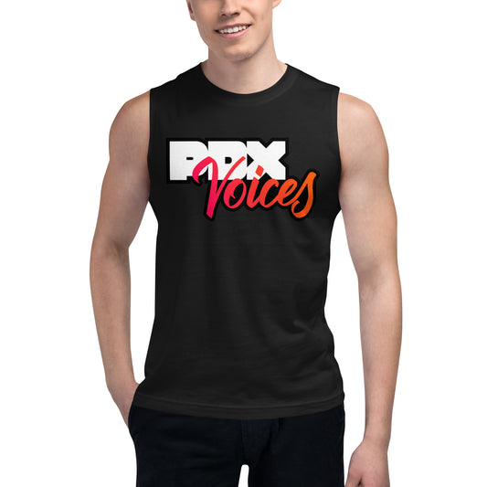 PDX Voices - Printed Muscle Shirt