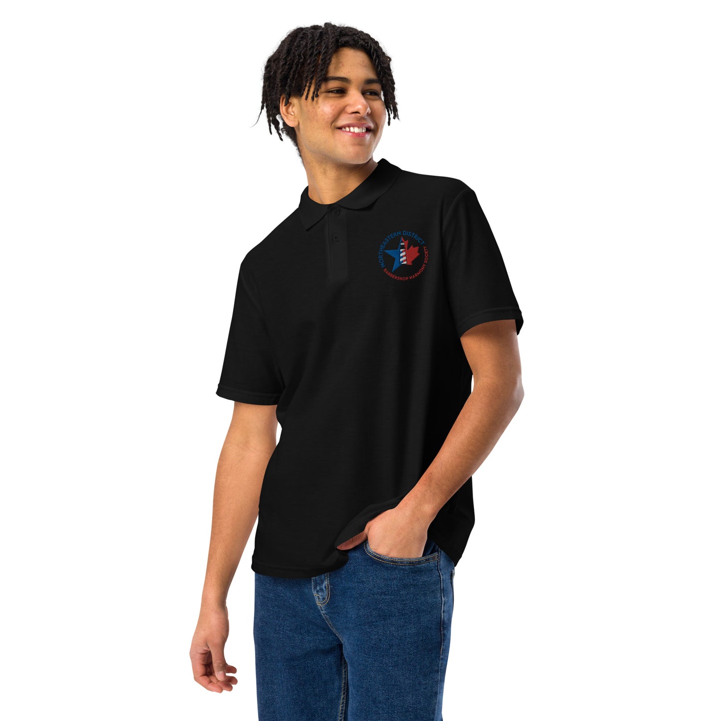 NED - Embroidered Relaxed fit - pique polo shirt