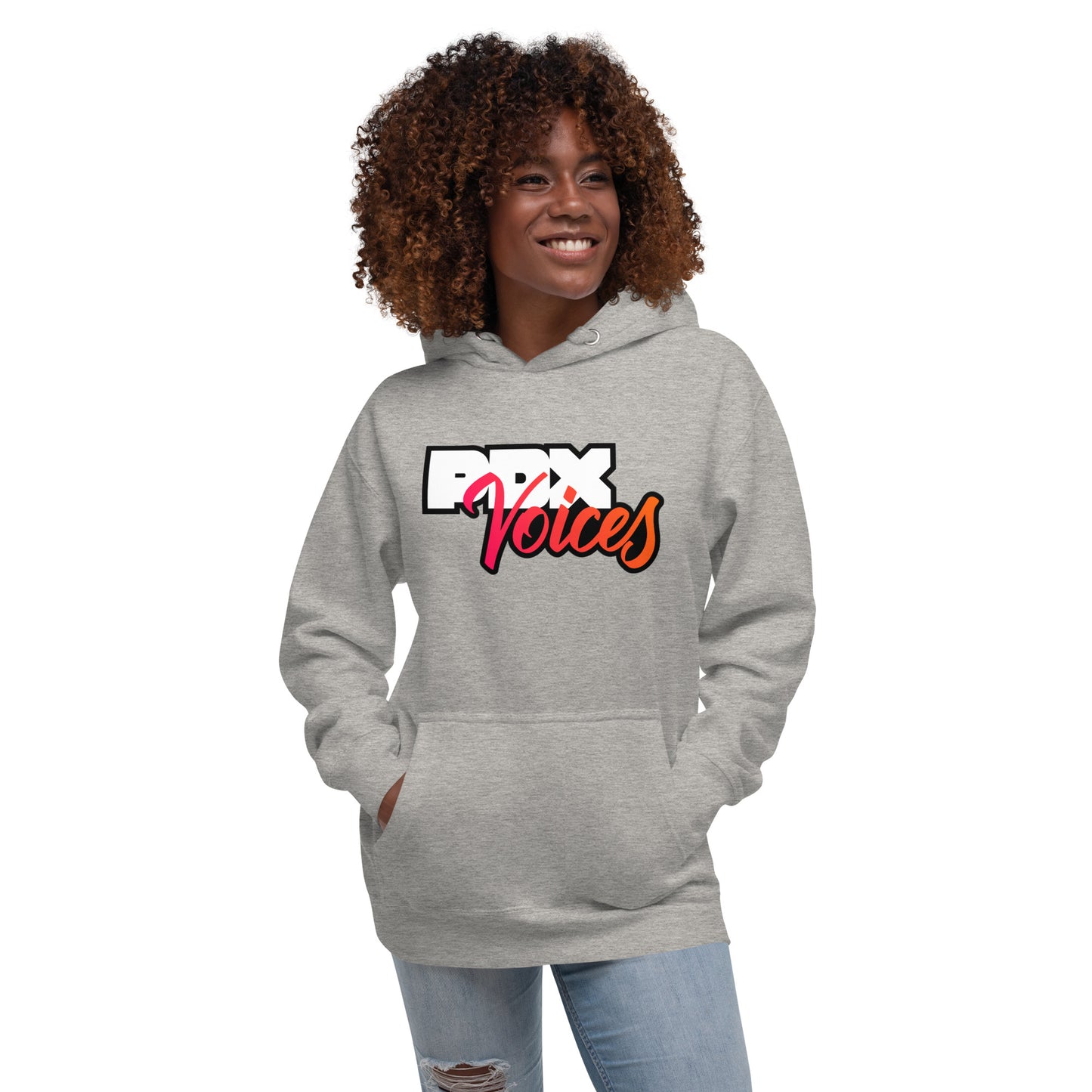 PDX Voices - Printed Premium Unisex Hoodie