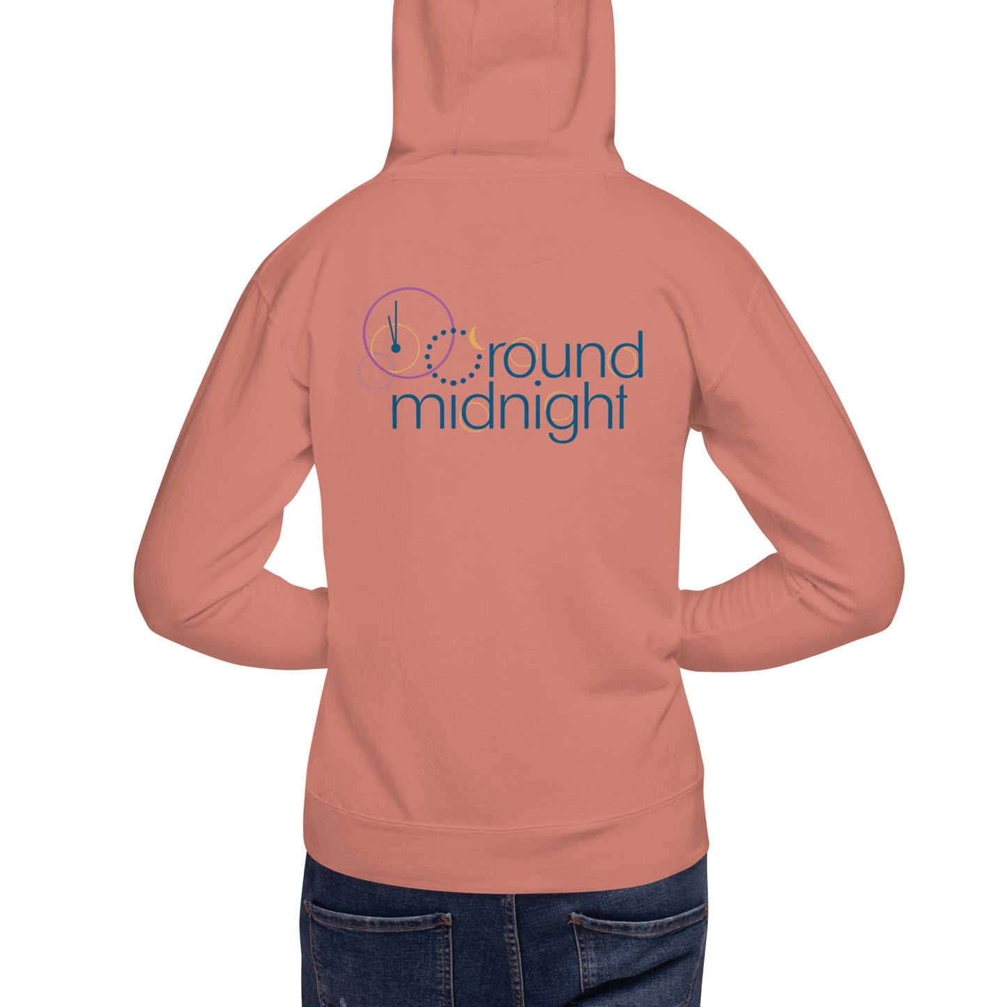 Round Midnight - Printed Unisex Hoodie