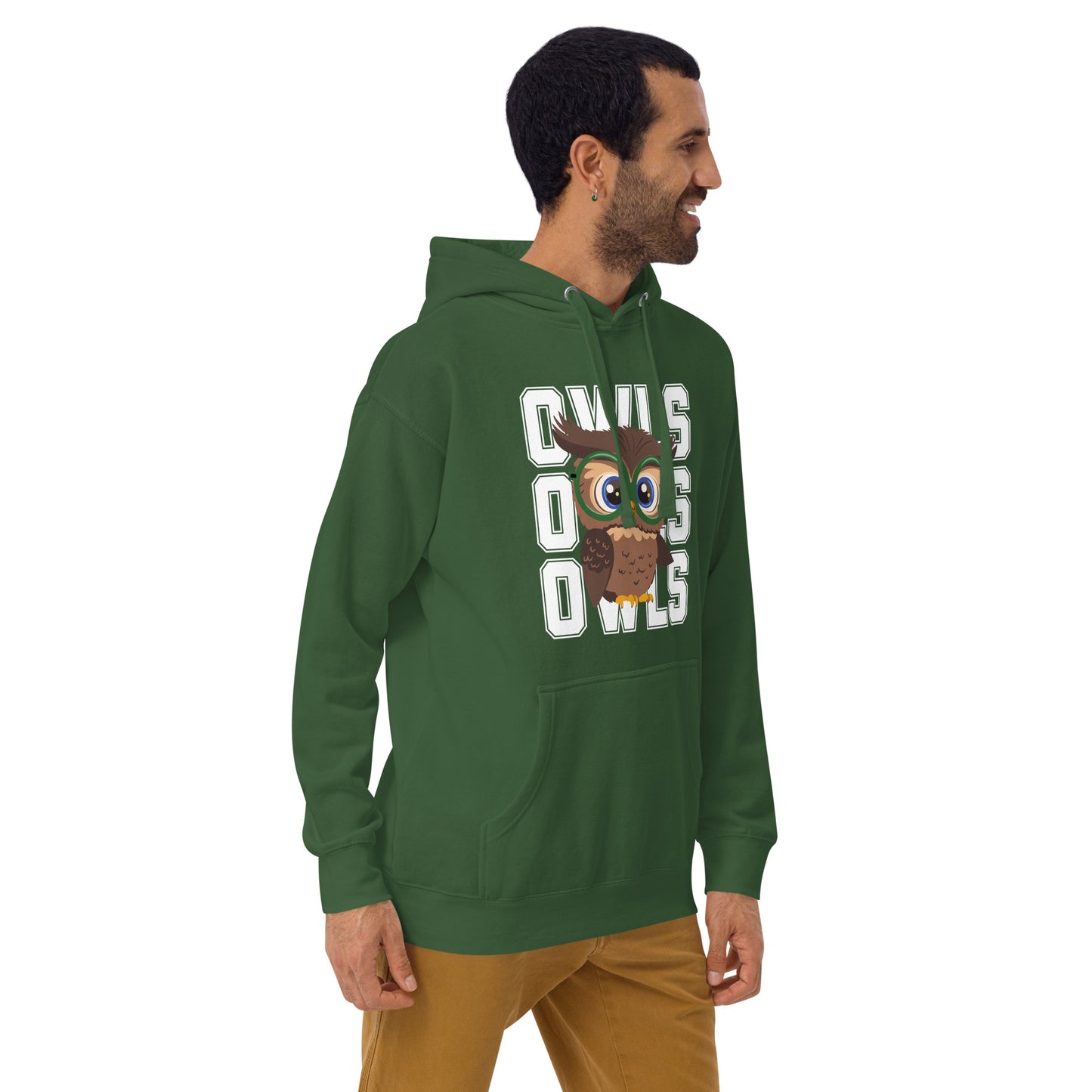 Audubon Owls - Adult Unisex Premium Hoodie