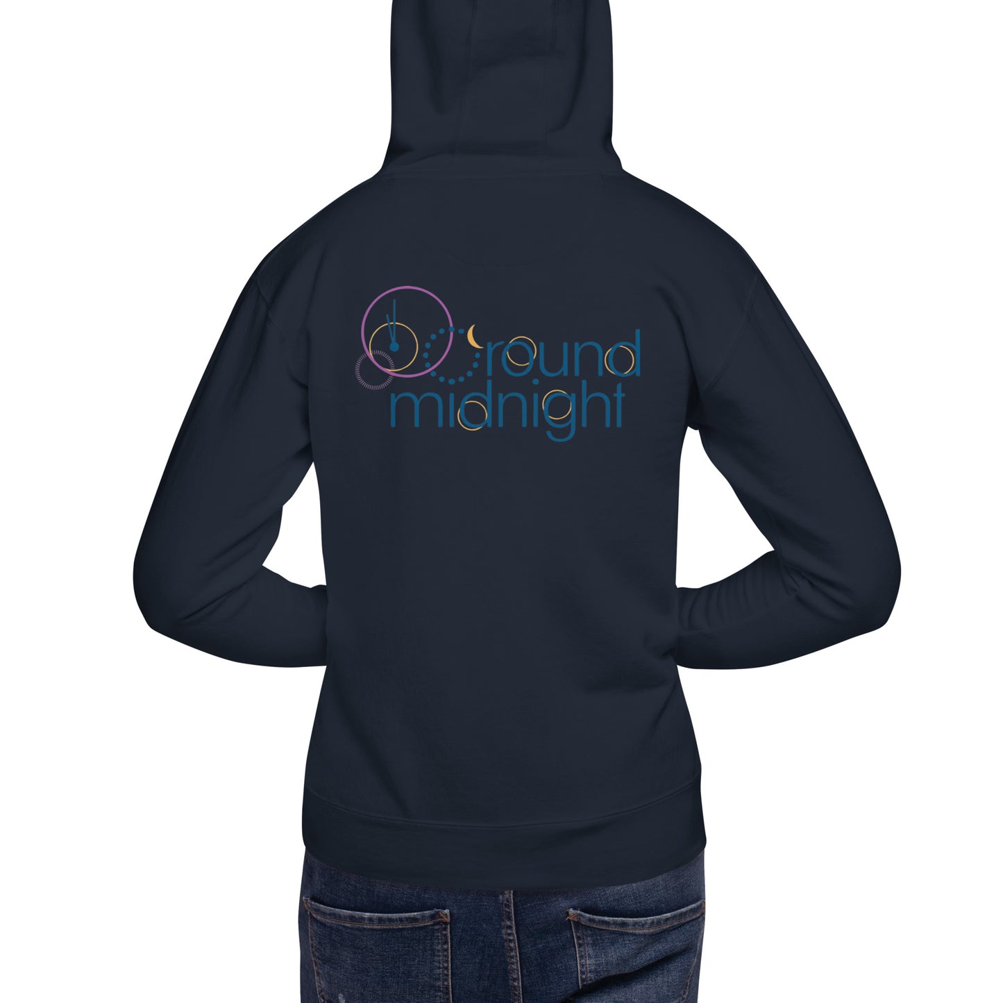 Round Midnight - Printed Unisex Hoodie