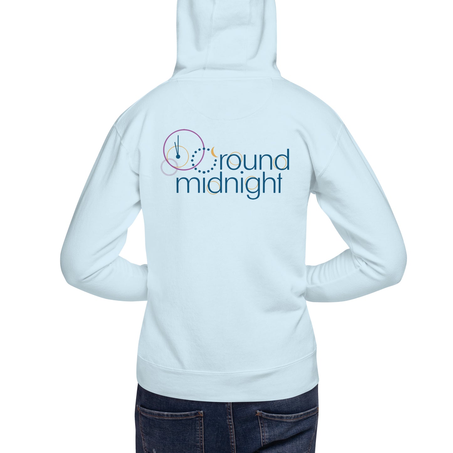 Round Midnight - Printed Unisex Hoodie