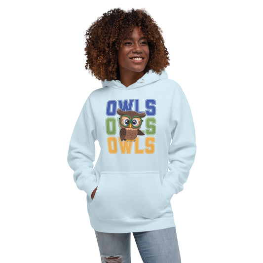 Audubon Owls - Adult Unisex Premium Hoodie