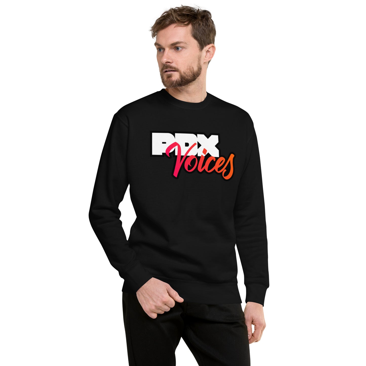 PDX Voices - Printed Unisex Premium Sweatshirt