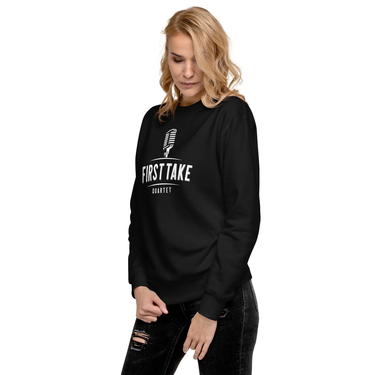 First Take - Printed Unisex Premium Sweatshirt