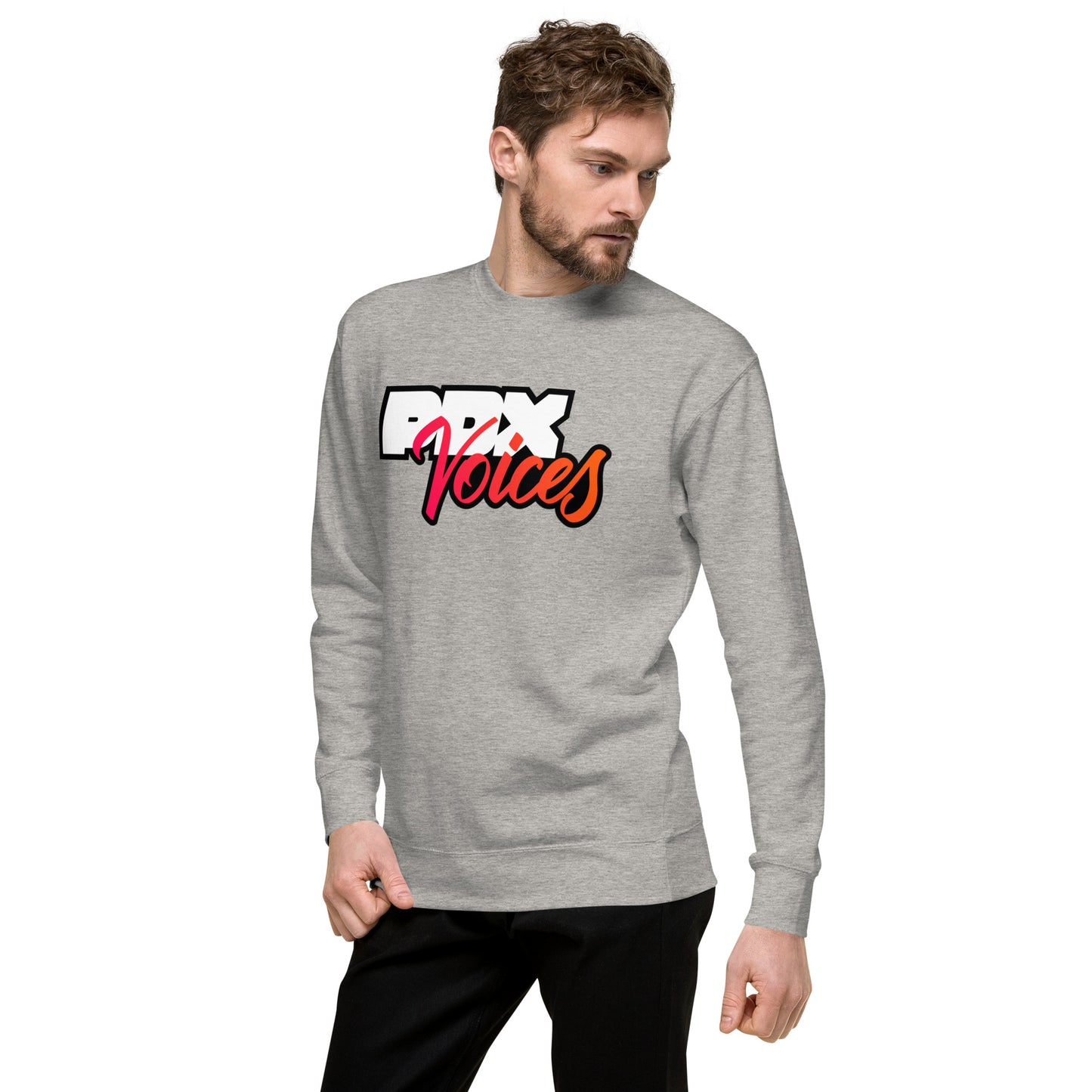 PDX Voices - Printed Unisex Premium Sweatshirt