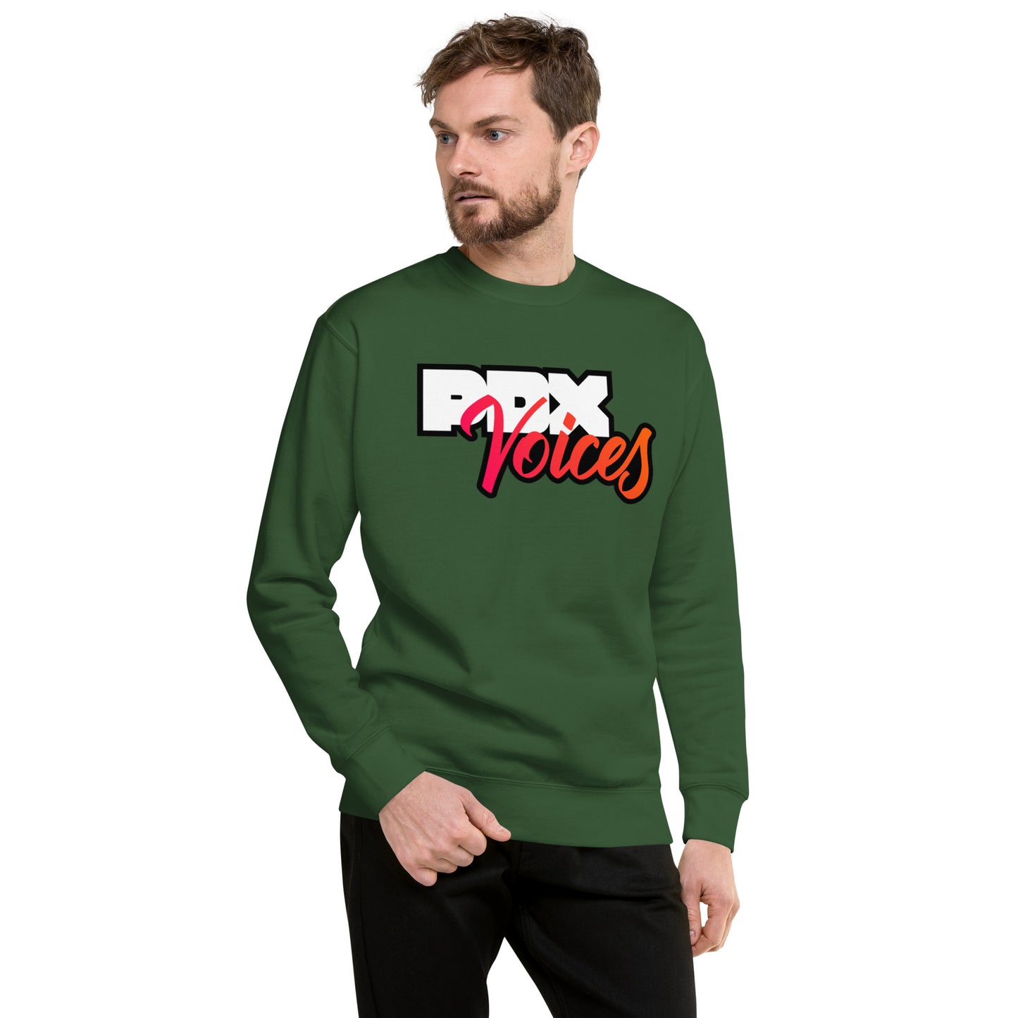 PDX Voices - Printed Unisex Premium Sweatshirt