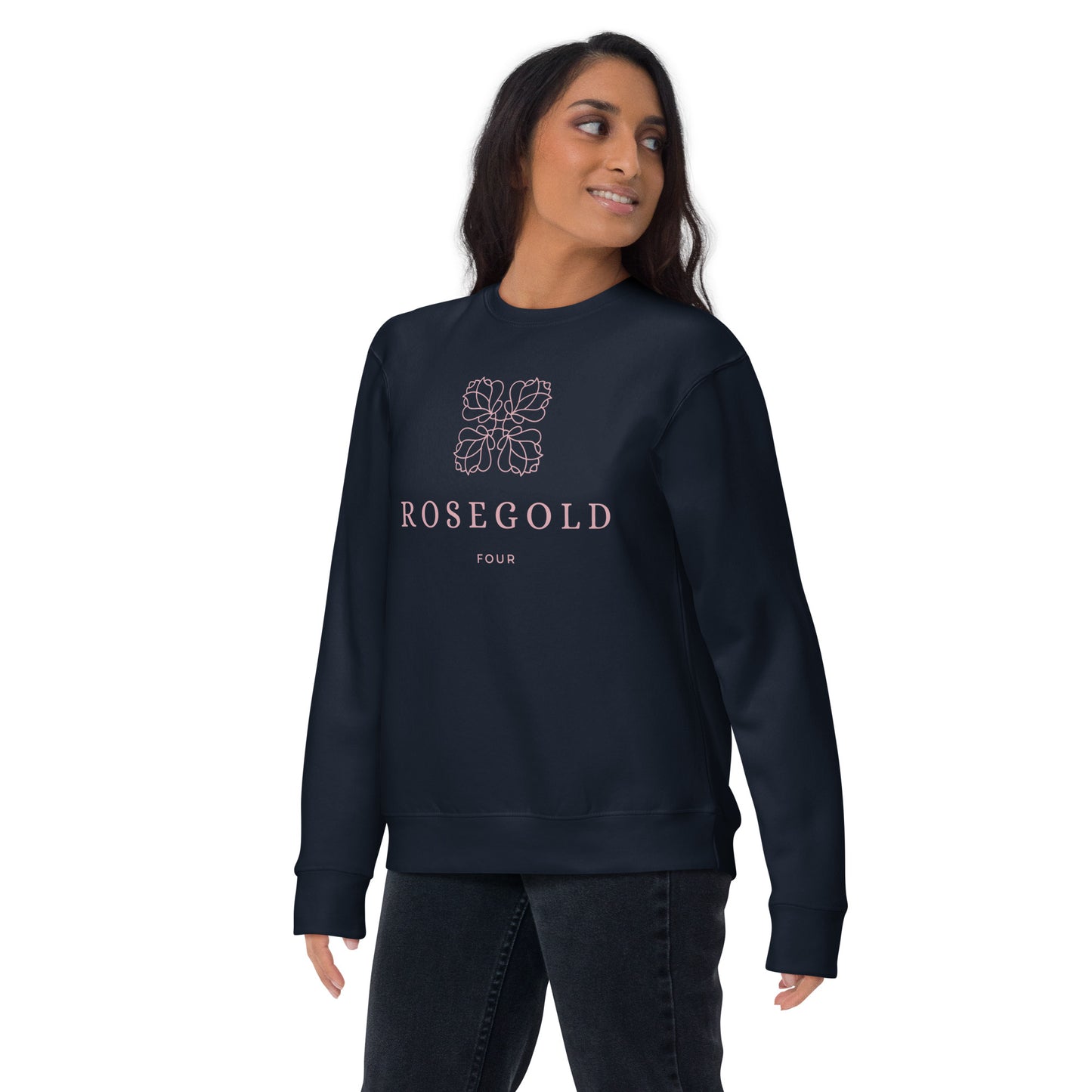 Rosegold Four - Printed Unisex Premium Sweatshirt