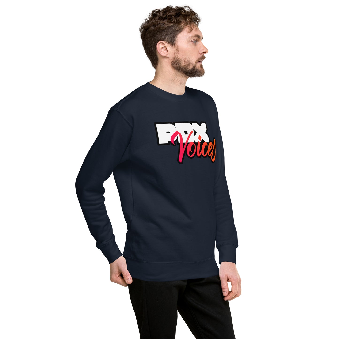 PDX Voices - Printed Unisex Premium Sweatshirt