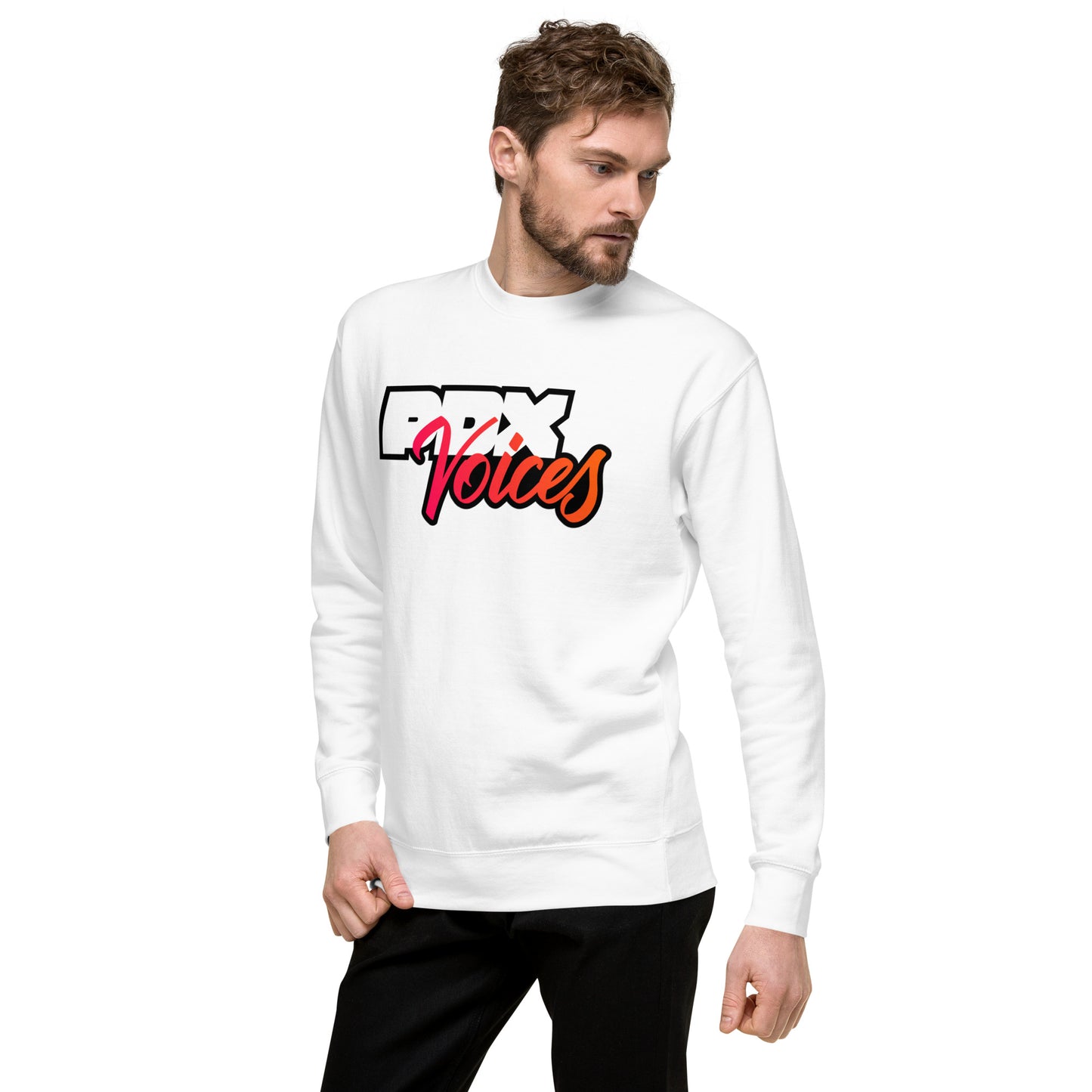 PDX Voices - Printed Unisex Premium Sweatshirt