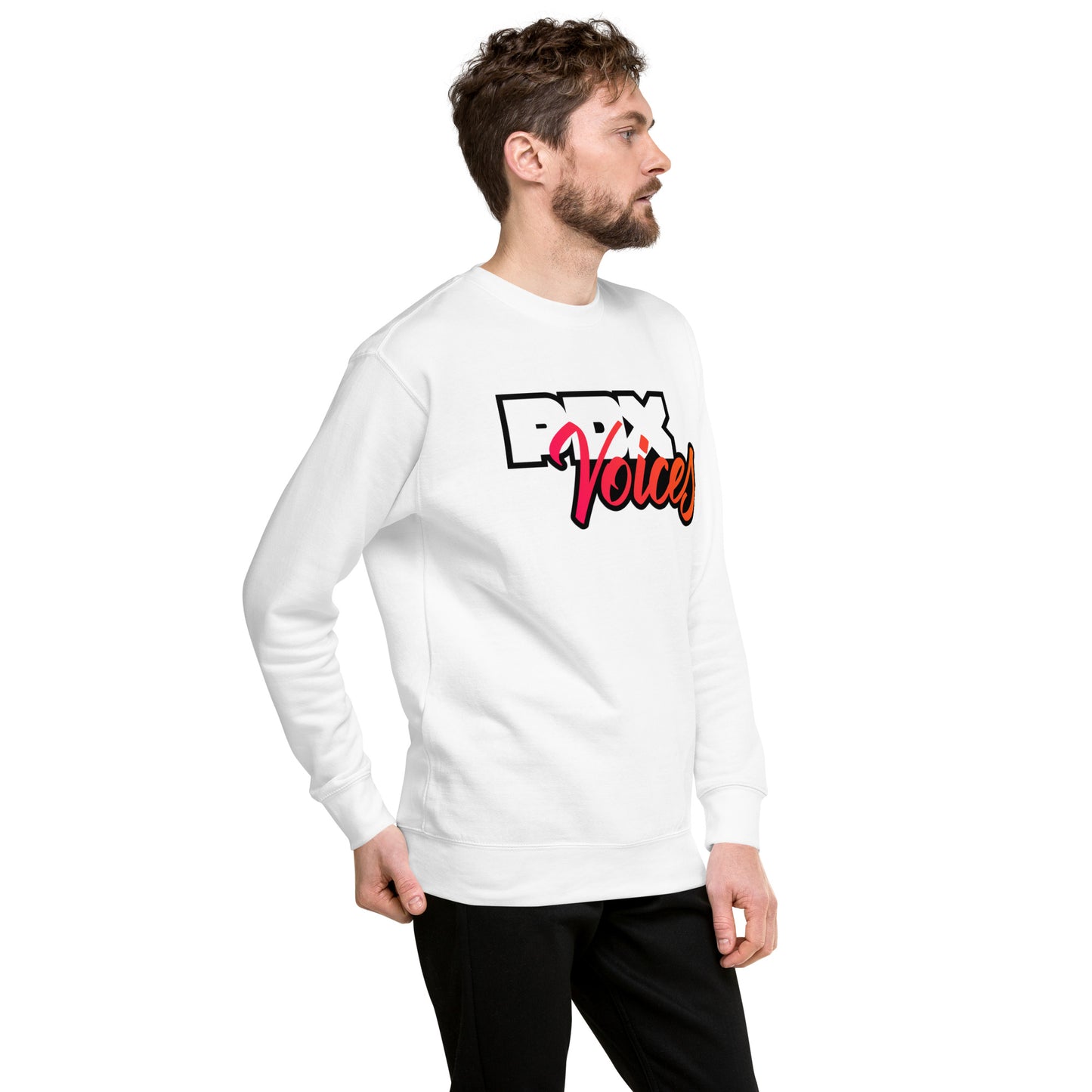 PDX Voices - Printed Unisex Premium Sweatshirt