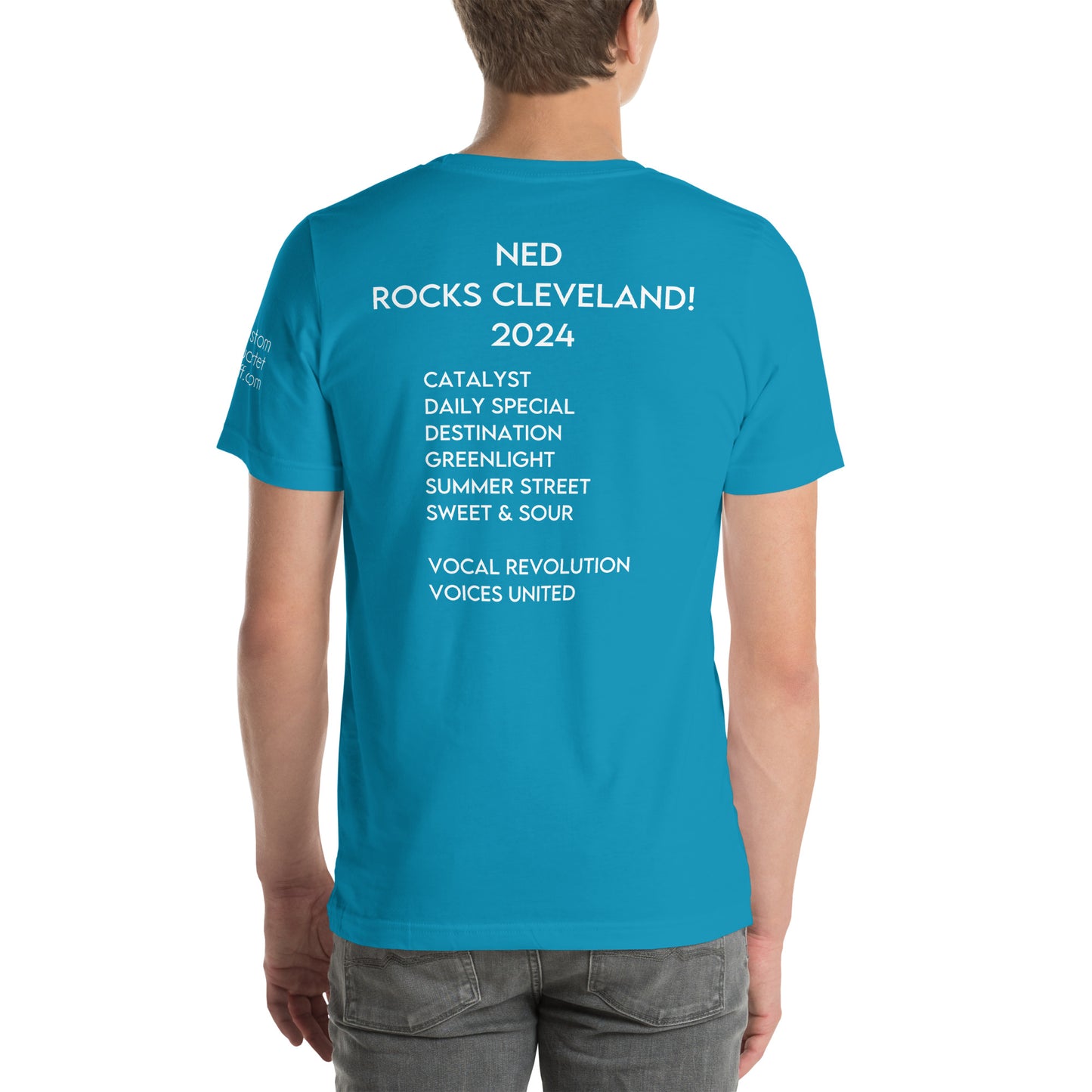 2024: NED Rocks Cleveland! Printed Unisex t-shirt