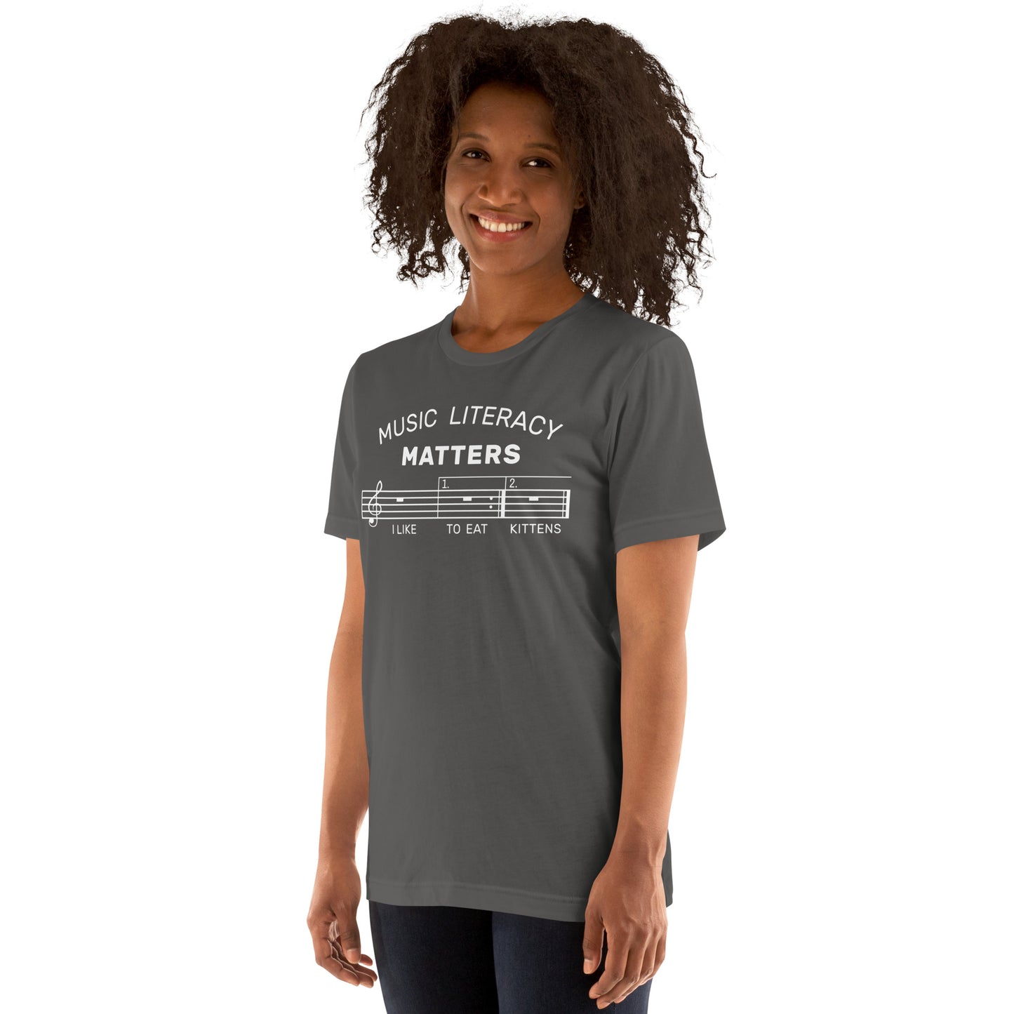 Music Literacy Matters - Printed Unisex t-shirt