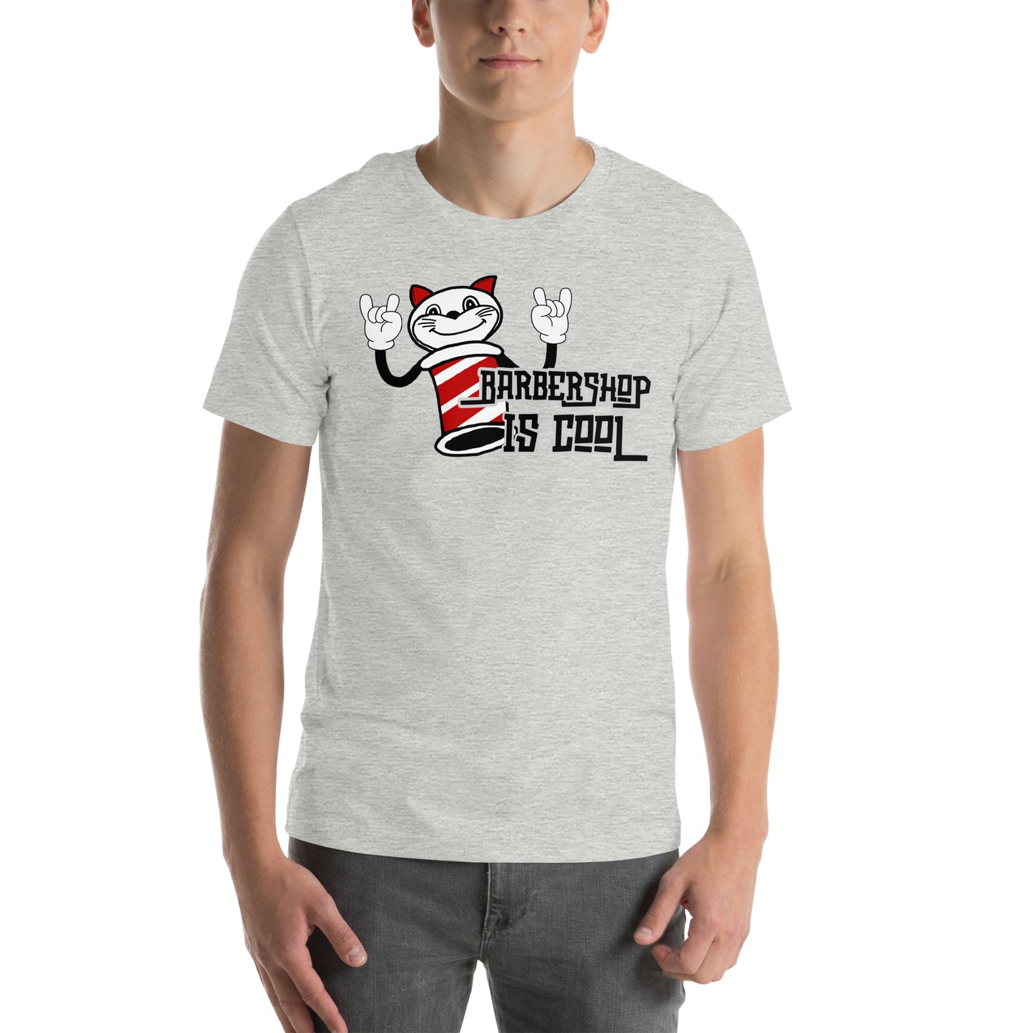 Barber Polecat - Barbershop is cool - Printed Unisex t-shirt