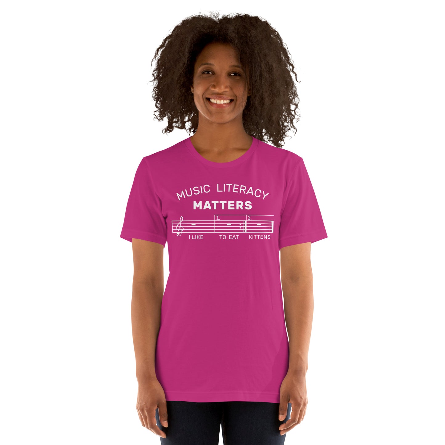 Music Literacy Matters - Printed Unisex t-shirt