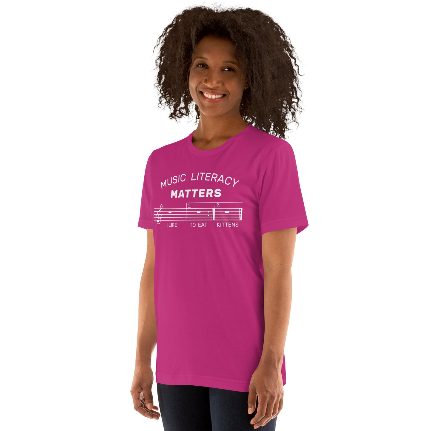 Music Literacy Matters - Printed Unisex t-shirt