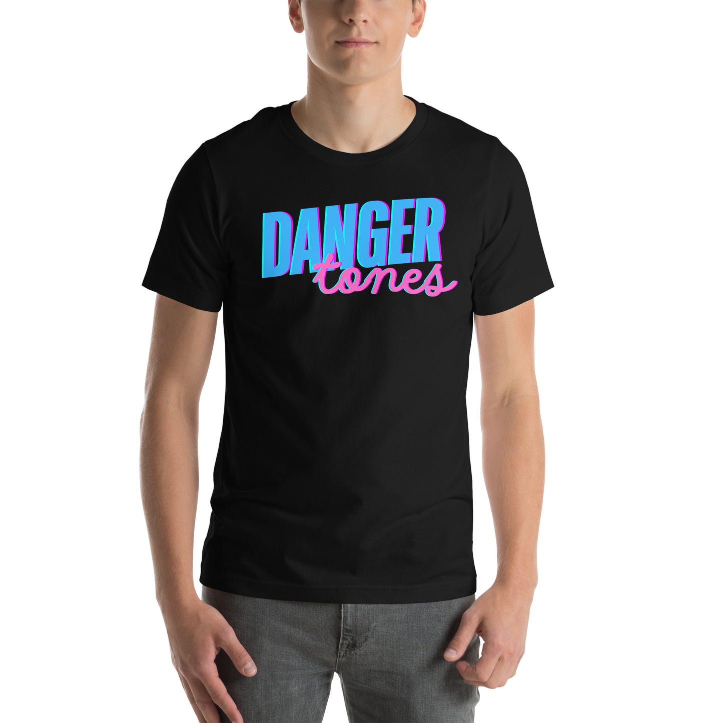 Danger Tones - Printed Unisex t-shirt