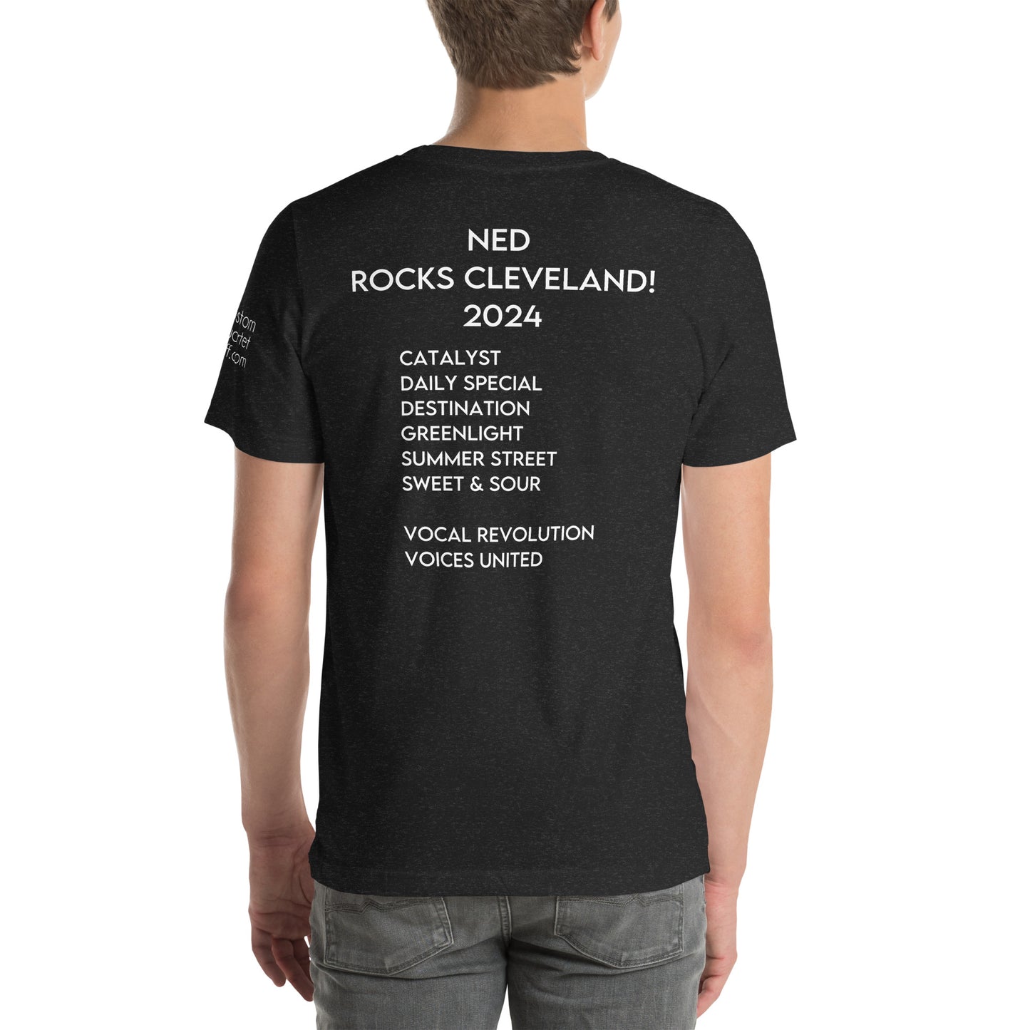 2024: NED Rocks Cleveland! Printed Unisex t-shirt