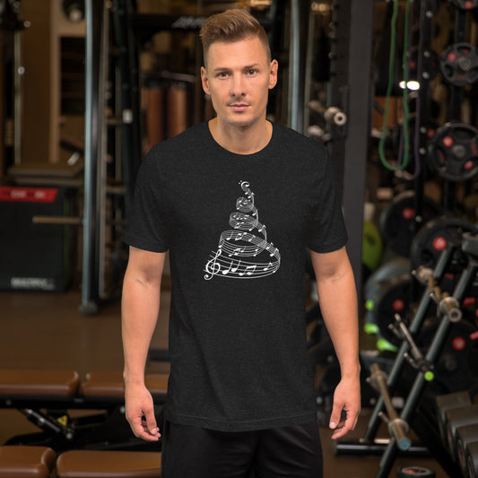 Music Christmas Tree - Printed Regular fit t-shirt