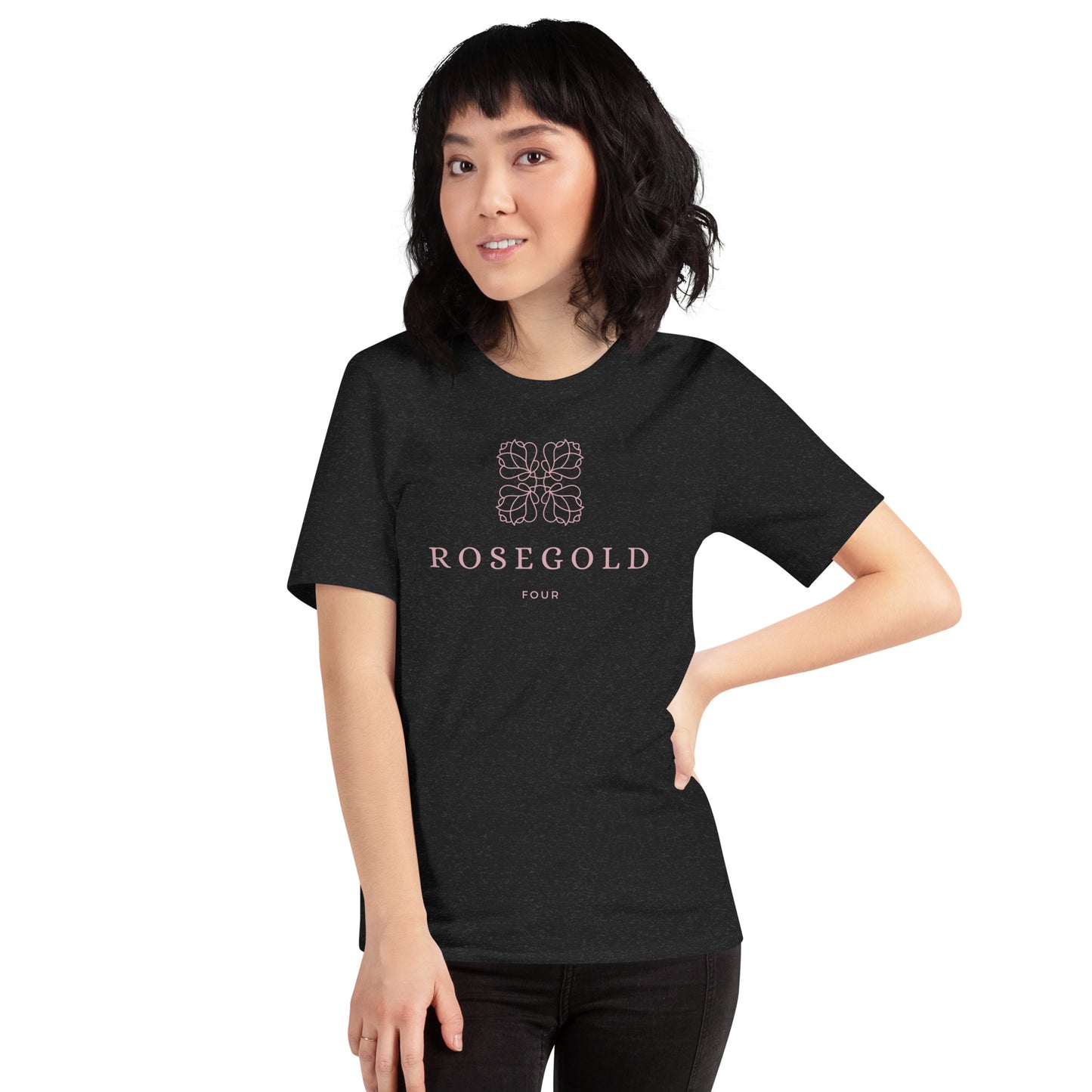 Rosegold Four - Printed Unisex t-shirt