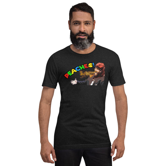 R&D Printed Peaches Unisex t-shirt