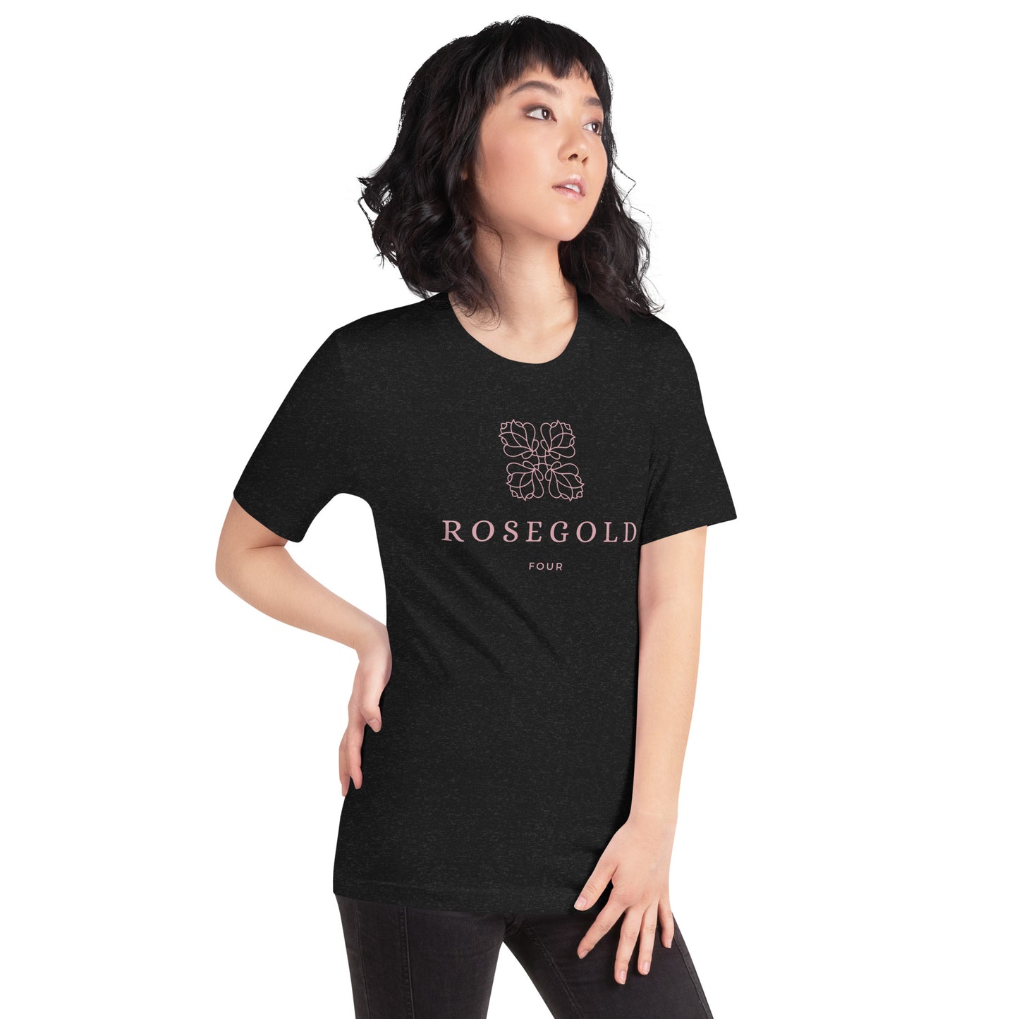 Rosegold Four - Printed Unisex t-shirt