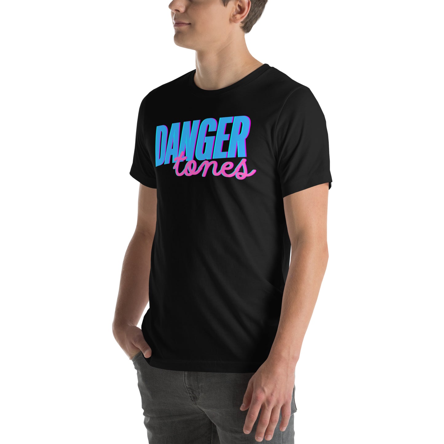 Danger Tones - Printed Unisex t-shirt