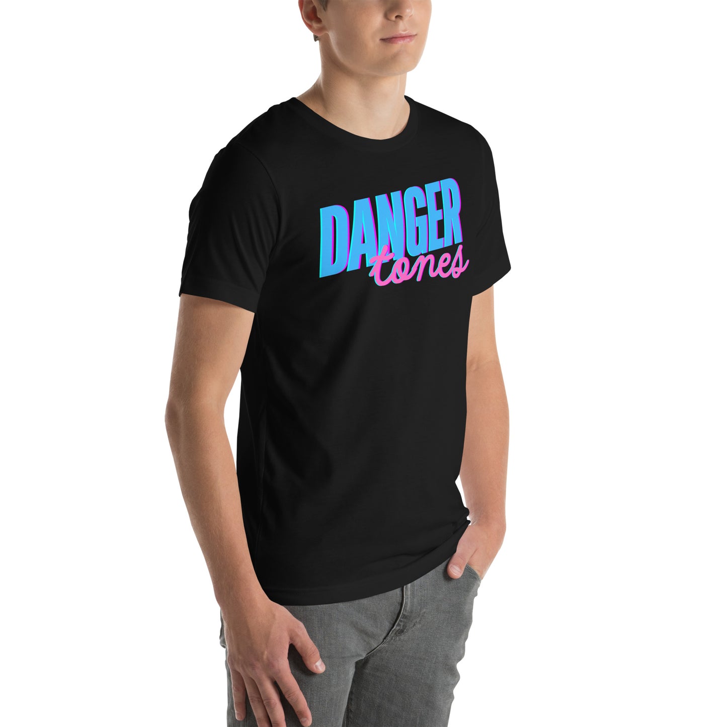 Danger Tones - Printed Unisex t-shirt