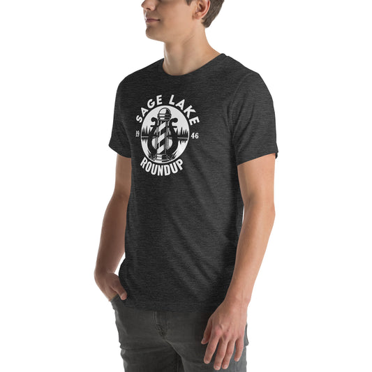 Sage Lake Roundup - Printed Unisex t-shirt