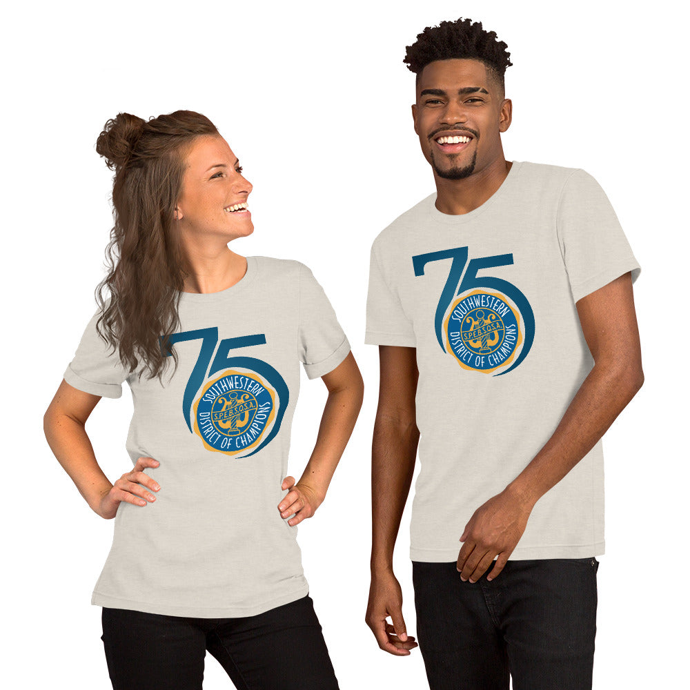 SWD - 75th Anniversary Printed Unisex t-shirt