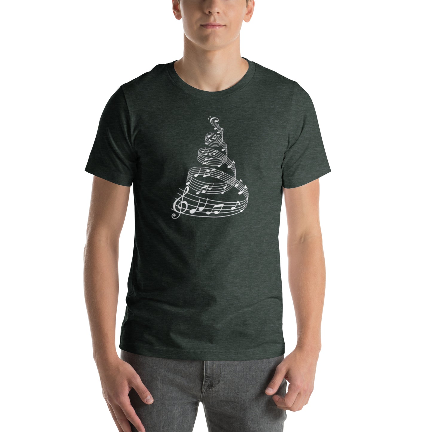 Tree Music notes - regular fit t-shirt