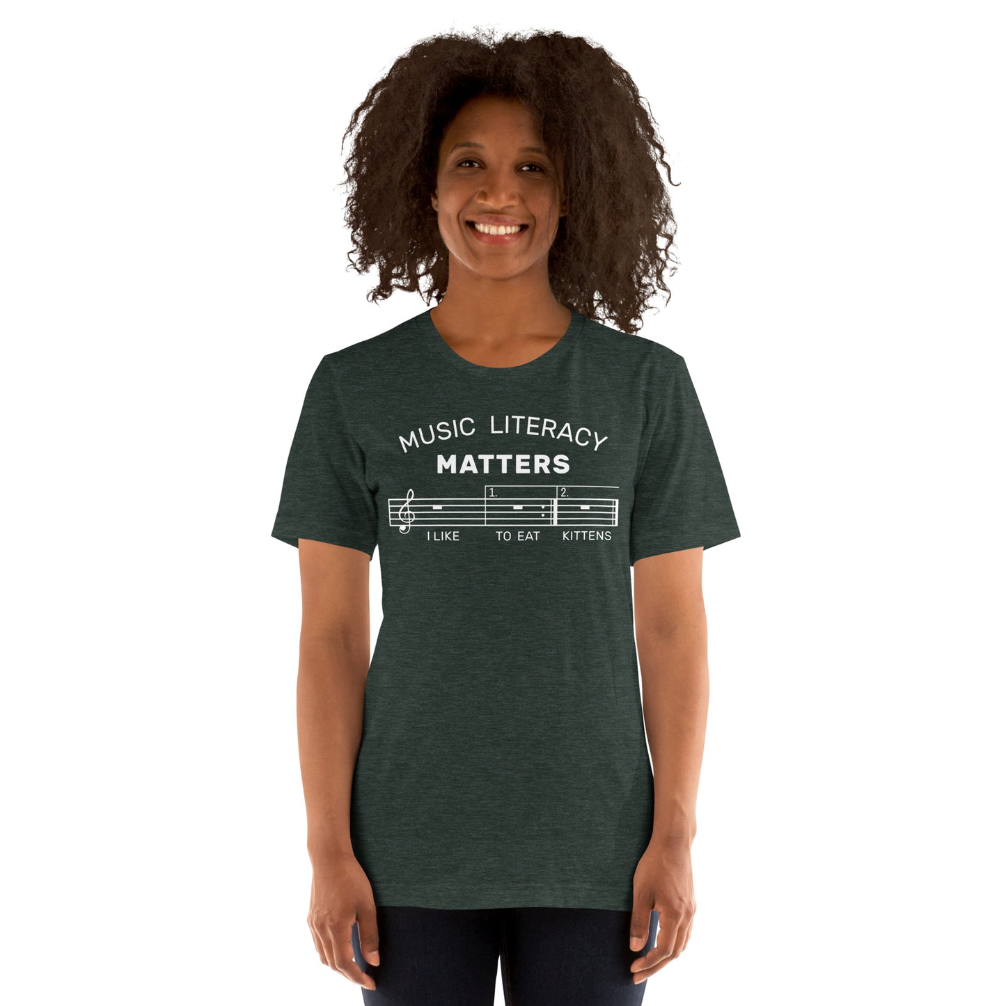 Music Literacy Matters - Printed Unisex t-shirt