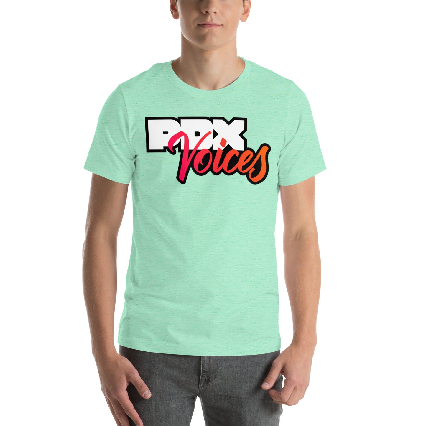 PDX Voices - Printed Unisex t-shirt