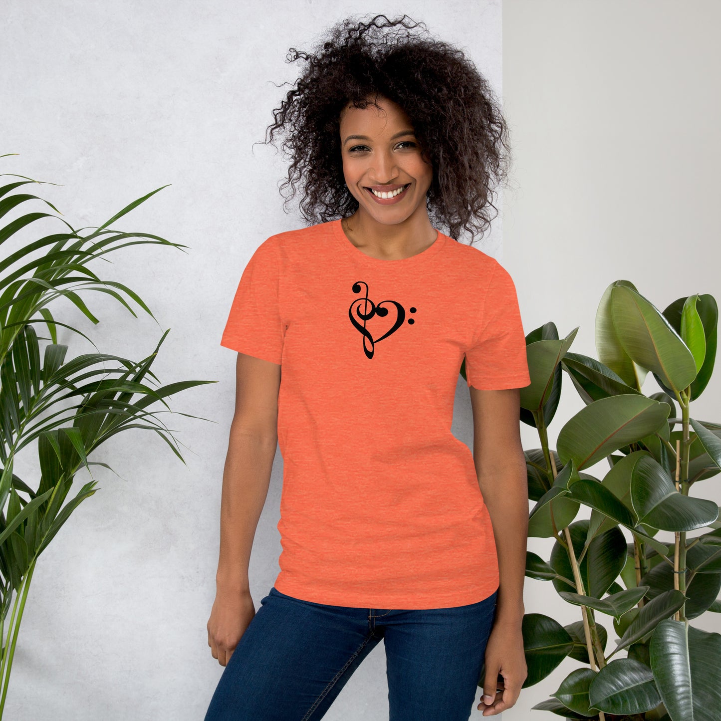 Music Heart - Printed Unisex t-shirt