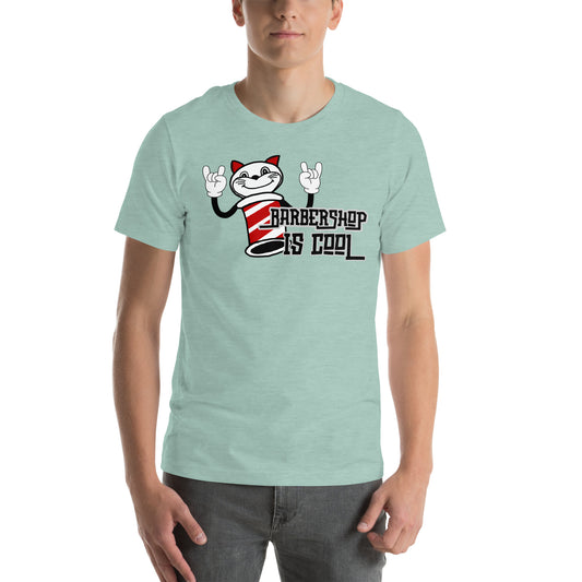 Barber Polecat - Barbershop is cool - Printed Unisex t-shirt