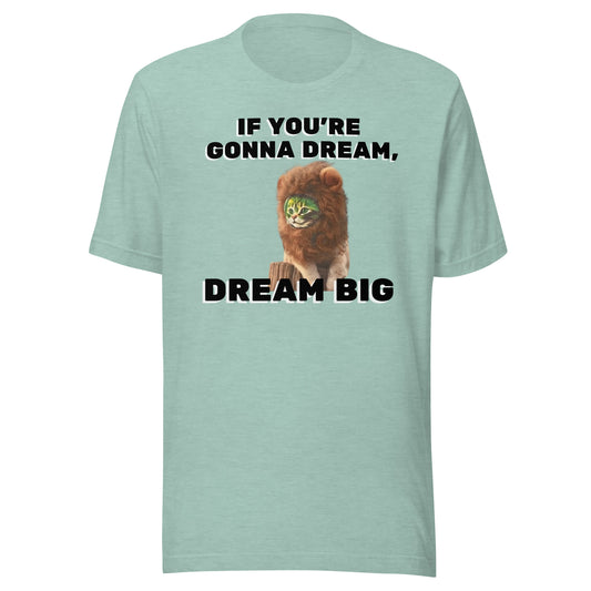 Space city sound- if you’re gonna dream big printed Unisex t-shirt