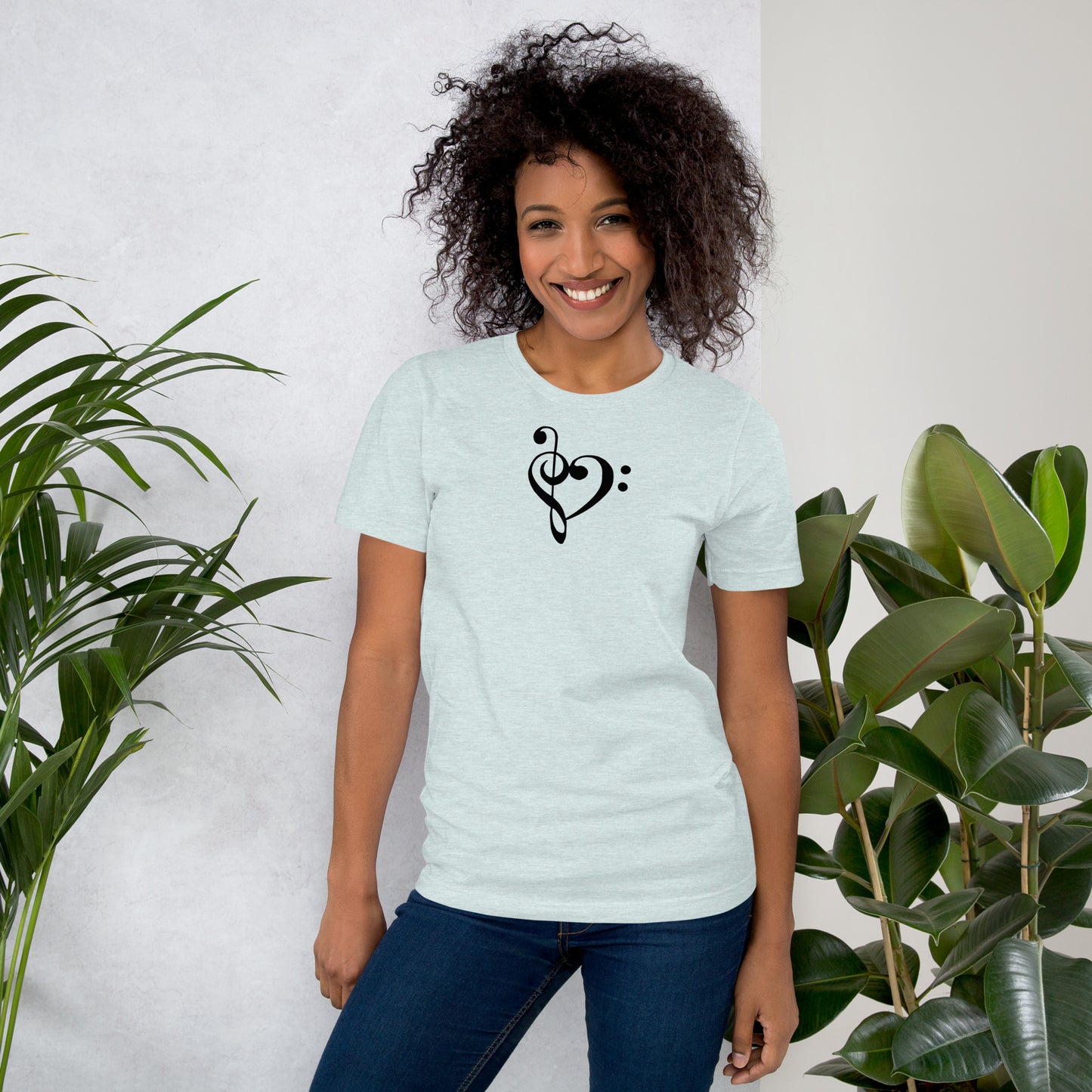 Music Heart - Printed Unisex t-shirt