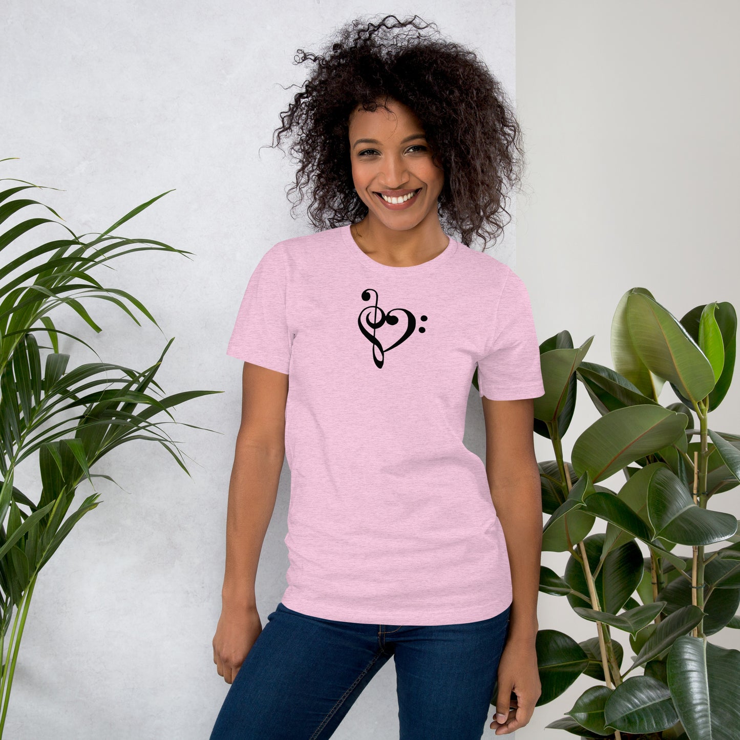 Music Heart - Printed Unisex t-shirt