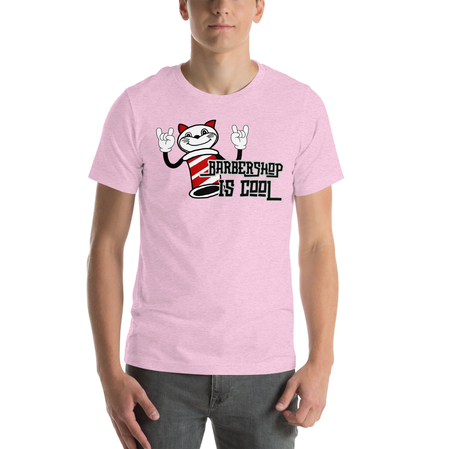 Barber Polecat - Barbershop is cool - Printed Unisex t-shirt
