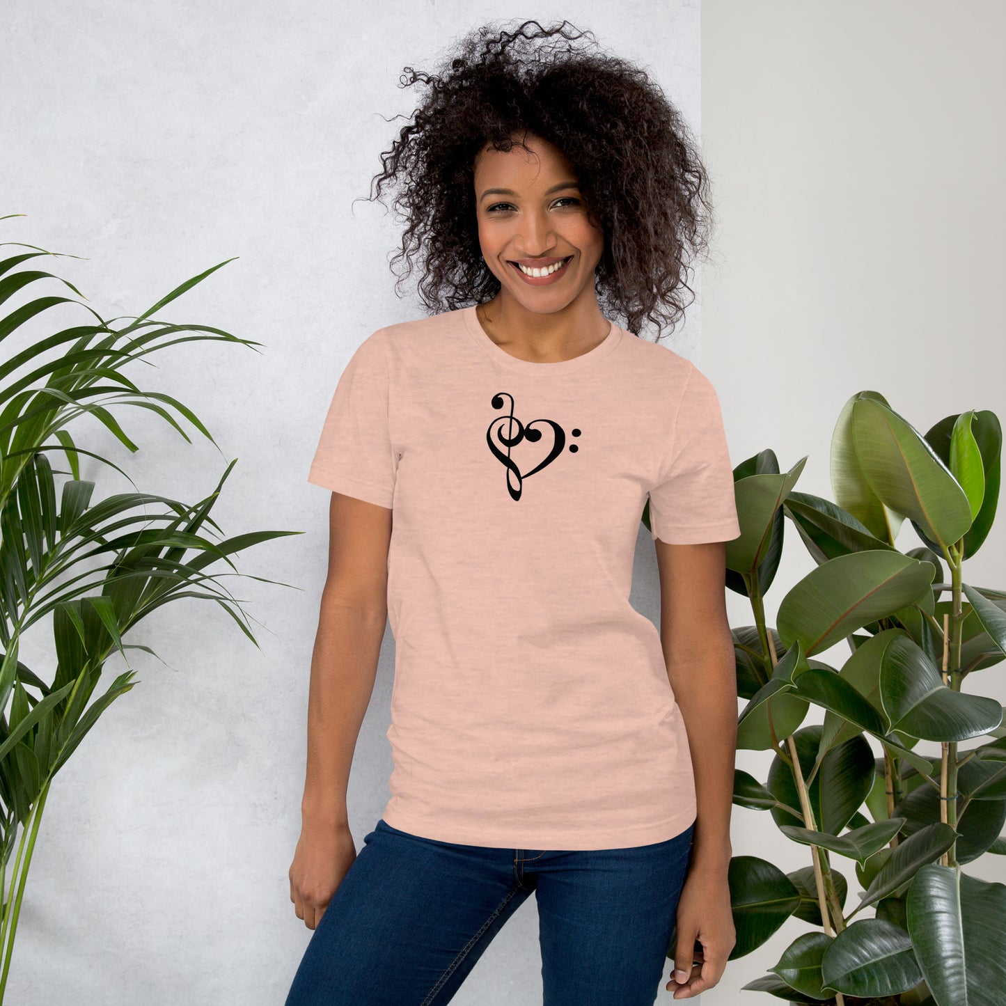 Music Heart - Printed Unisex t-shirt