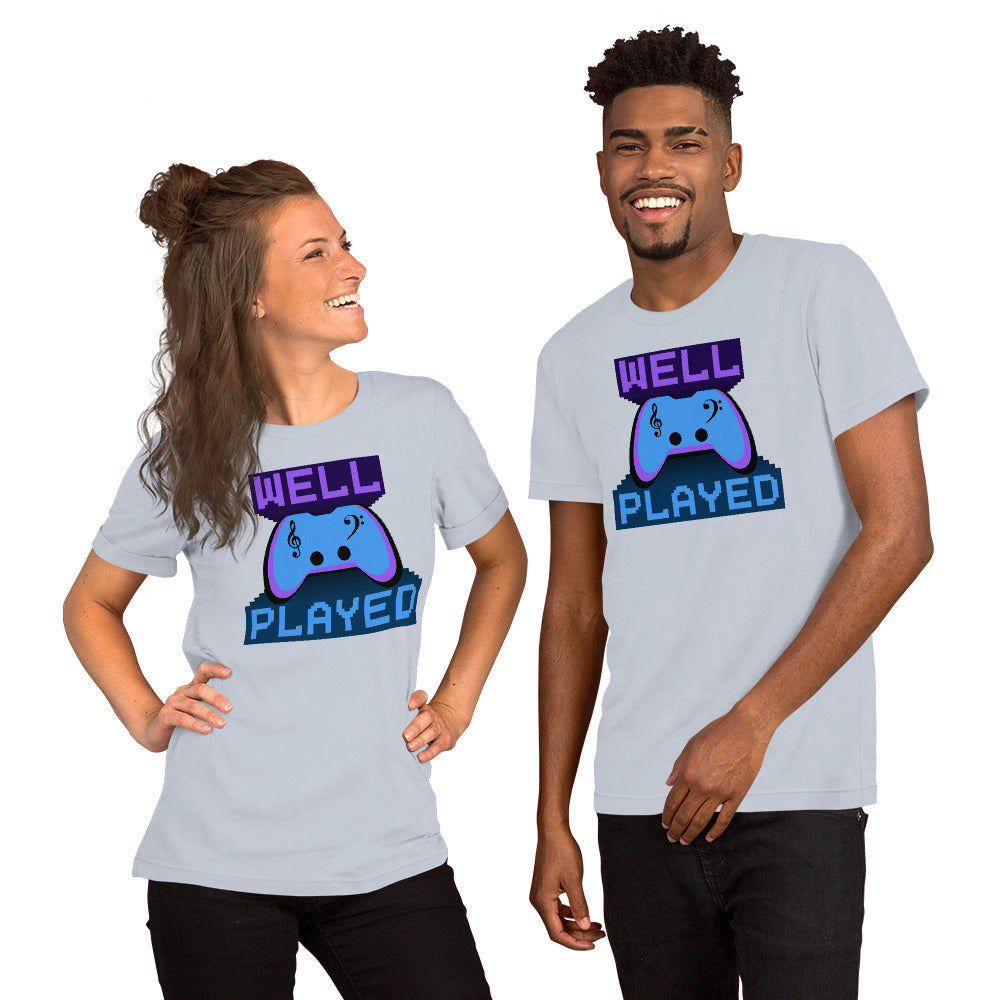 Well Played Printed Unisex t-shirt