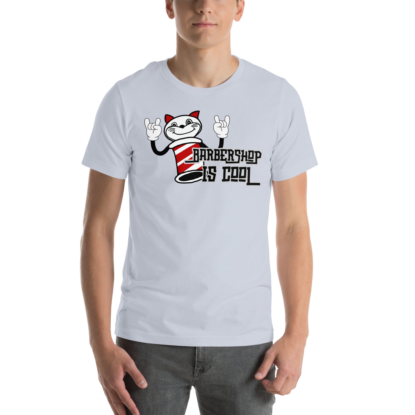 Barber Polecat - Barbershop is cool - Printed Unisex t-shirt
