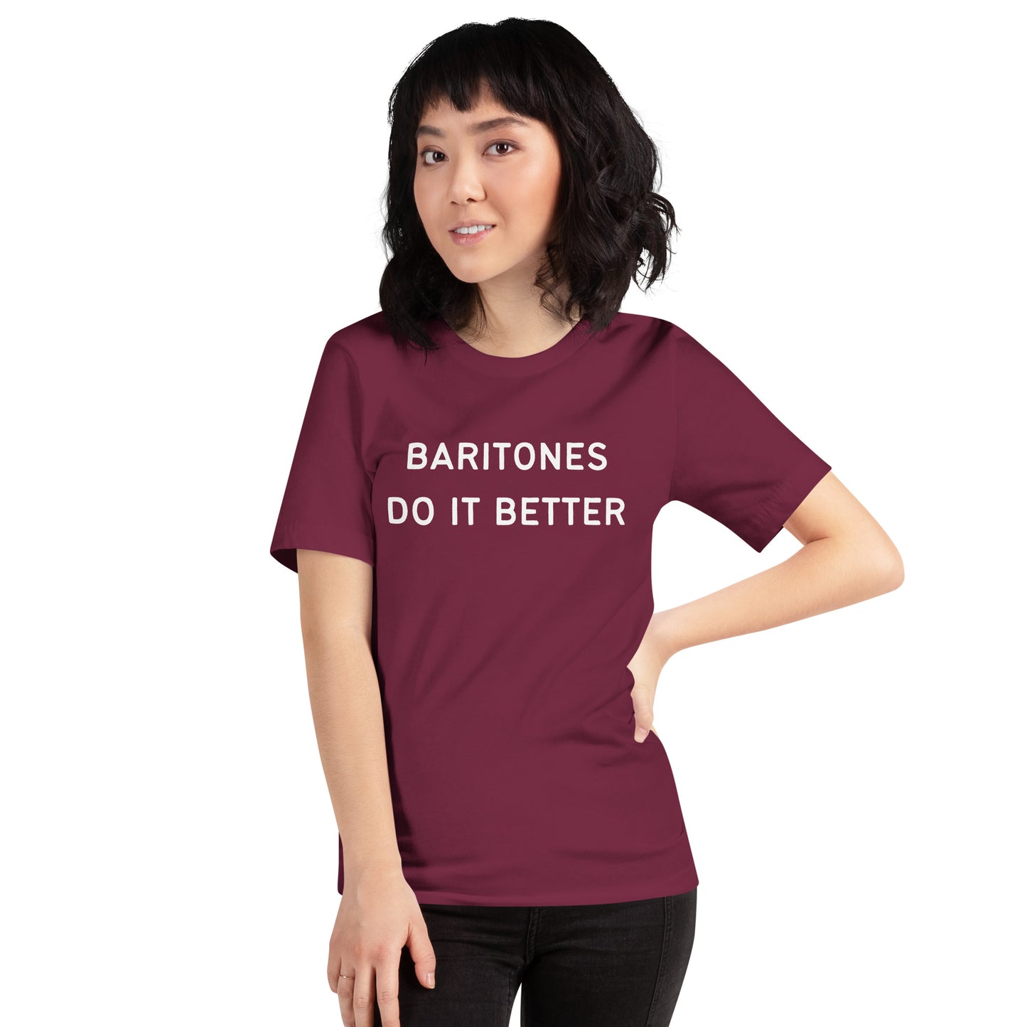 Baritones Do it Better - printed Unisex t-shirt