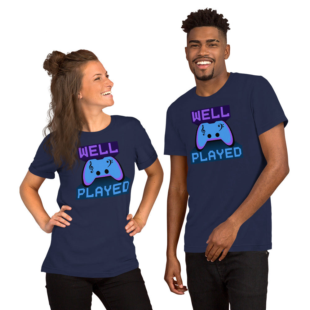 Well Played Printed Unisex t-shirt